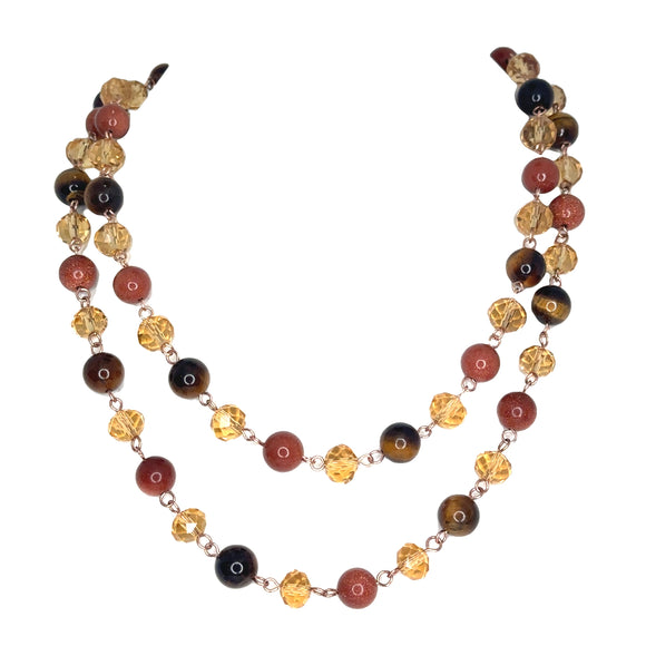 Golden Crystal & Brown Link