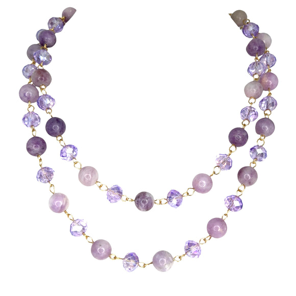 Lepidolite & Lilac Link