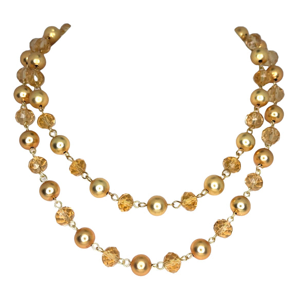 Satin Metal - Yellow Gold Link