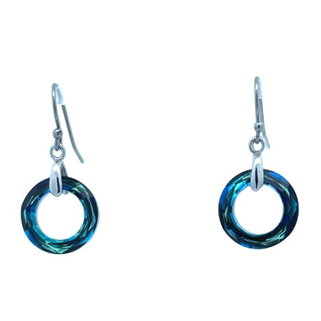Earrings - 14mm Friendship Circle -  SAPPHIRE
