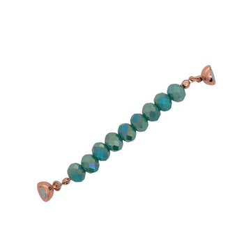 Connector - Turquoise Crystal