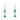 Long Earrings - Turquoise Crystal Maria Nicola