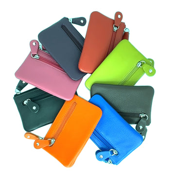 LAST CHANCE!! - 30% OFF!!! Leather Thin Key Case / Coin Purse - SABA -