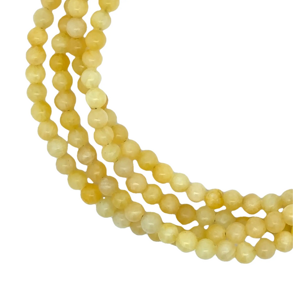Medium Strand Necklace Honey Jade Maria Nicola