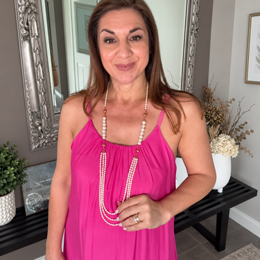 10 Way Necklace - Cream Pearl Seriously Romantic