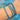 Long Strand Necklace - Shell Pearl - STEEL BLUE Maria Nicola