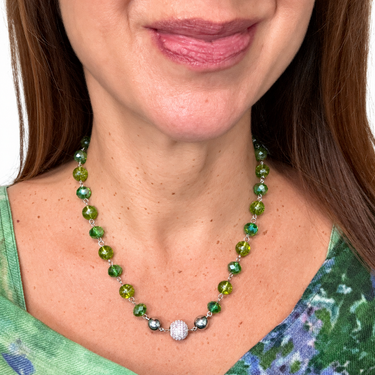 Pendant - Birthstone Pavé - April Maria Nicola
