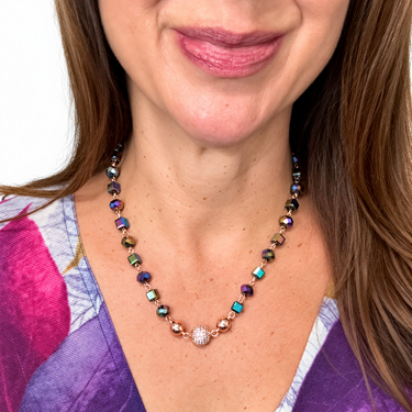 Pendant - Birthstone Pavé - October Maria Nicola