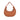 WOVEN LEATHER HANDBAG - CRESCENT - TAN ORAN Leather