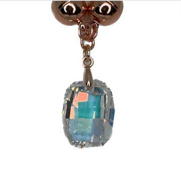 Pendant - Austrian Crystal - BABY Cushion - AB