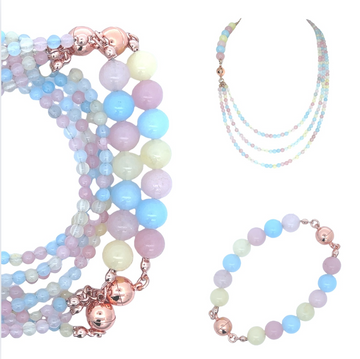 10 Way Necklace - Morganite