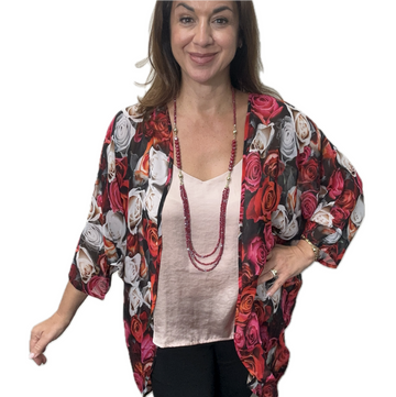 Kimono - Long - Roses - LAST CHANCE 20% OFF