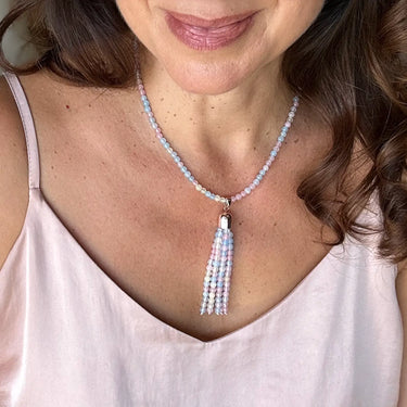 Tassel - Morganite Seriously Romantic