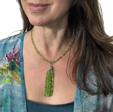 Tassel - Cracked Peridot Seriously Romantic