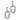 LARIAT ENDS - Shimmer Paperclip - ROSE GOLD Maria Nicola