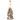 SET 2- 30% OFF! BURNT ORANGE BAMBOO SCARF + CONVERTED ZEBRA STONE TASSEL WITH BESPOKE SHELL PEARL FLASH SALE