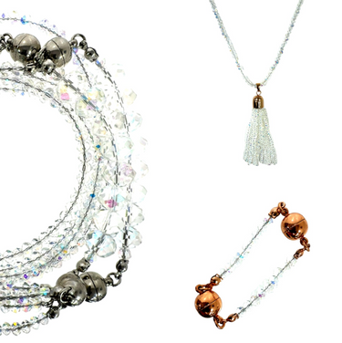 10 Way Bundle - AB Crystal (Includes 10 Way Necklace, Tassel & Mini Connectors) Seriously Romantic