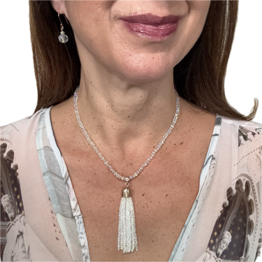 Short Earrings - AB Crystal Maria Nicola