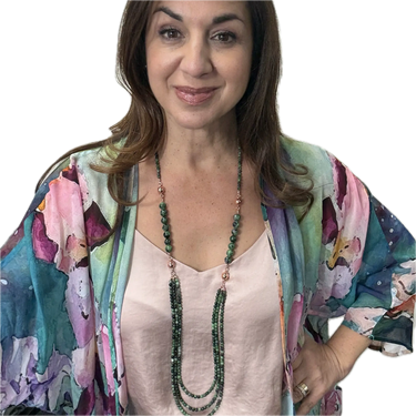 10 Way Necklace - RUBY ZOISITE Seriously Romantic