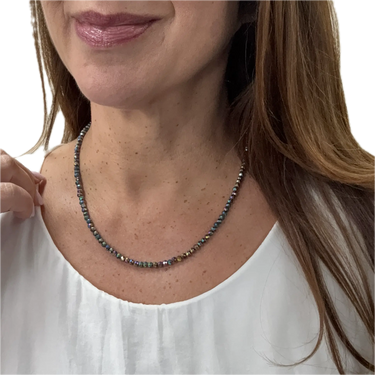 Medium Strand Necklace - Harlequin Crystal Seriously Romantic