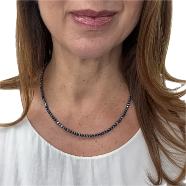 Medium Strand Necklace - Midnight Crystal Seriously Romantic