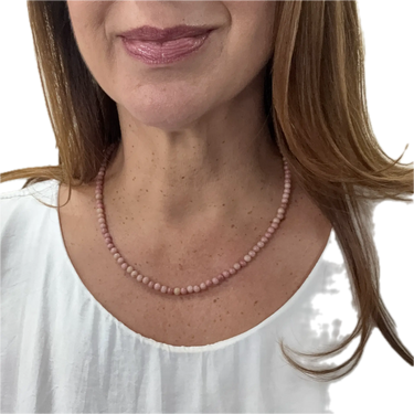 Medium Strand Necklace - Rhodochrosite Maria Nicola