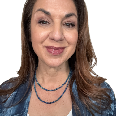 Long Strand Necklace - AZURITE Maria Nicola