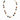 Link Necklace - Cream / Chocolate / Charcoal Seriously Romantic