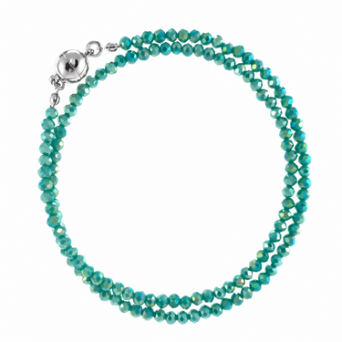 Medium Strand Necklace - Turquoise Crystal Seriously Romantic