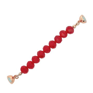 Connector - Translucent Red Crystal