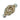 MNX Reversible Pendant - Hammered Metal and PAVE Crystal Maria Nicola