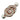 MNX Reversible Pendant - Hammered Metal and PAVE Crystal Maria Nicola