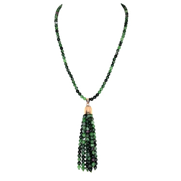 Tassel - RUBY ZOISITE Seriously Romantic