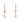 Long Earrings - Champagne Crystal Maria Nicola