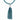 Tassel - Shell Pearl - STEEL BLUE Maria Nicola