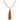 Tassel - Orange Copper Crystal Seriously Romantic