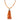 Tassel - Orange Agate Seriously Romantic