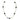 Link Necklace - Black and White Seriously Romantic