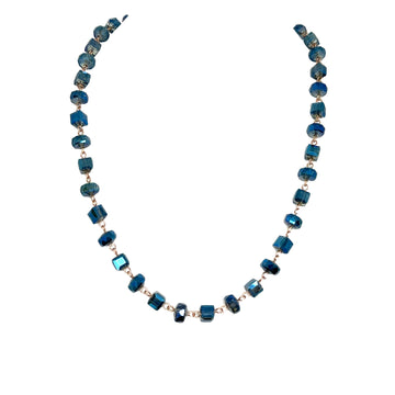 LONGER Link Necklace - Blue Shade