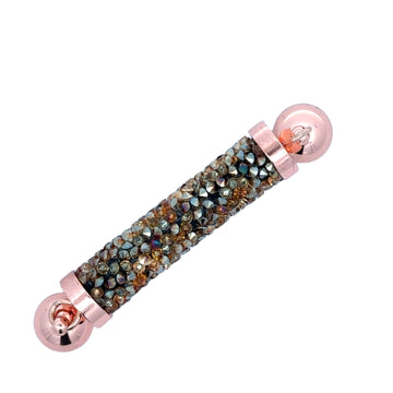 Pendant - Encrusted Cylinder - BRONZE