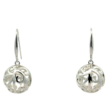 Earrings - Swirly Spheres Maria Nicola