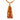 Tassel - Orange Agate Seriously Romantic