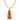 Tassel - Orange Agate Seriously Romantic
