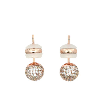 Earrings - STUDS - 8mm Pavé