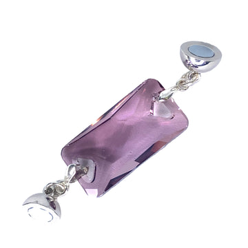 Long Rectangle Pendant - Lilac