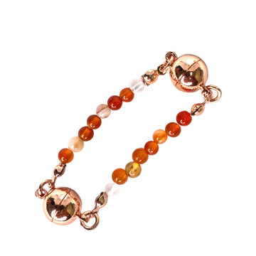Mini Connectors - Orange Agate