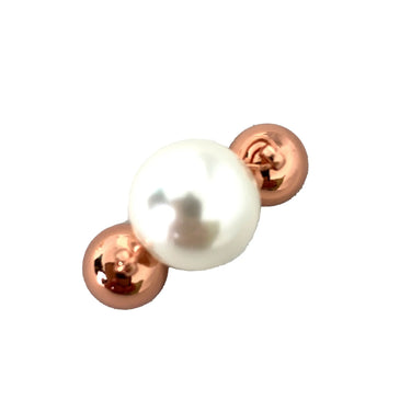 Pendant - Round Pearl Shell - Cream Pendant
