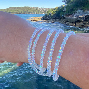 Long Strand Necklace - AB Crystal Seriously Romantic