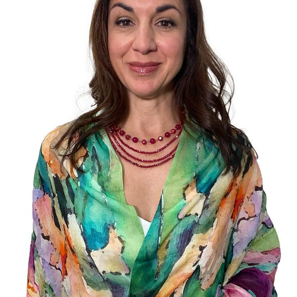 Bearded Iris Scarves
