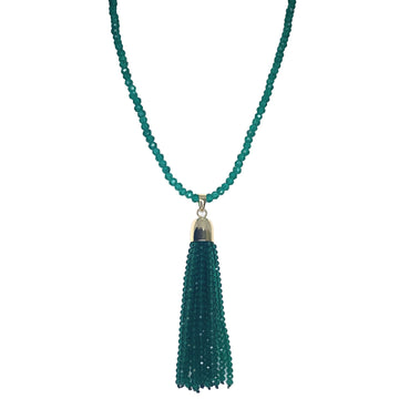 Tassel - Emerald Crystal LAST CHANCE 20% OFF